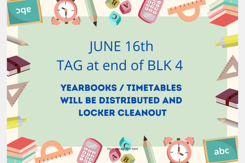 tag at the end of blk 4