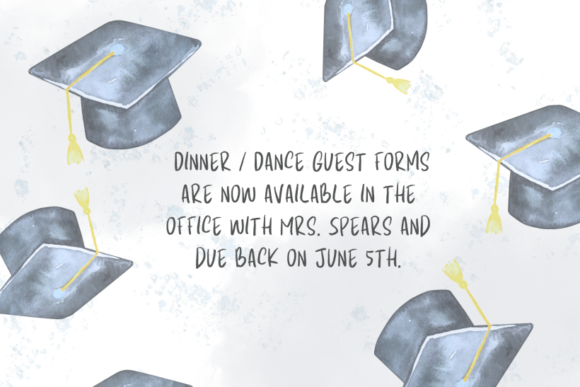 Grad Dinner / Dance forms due